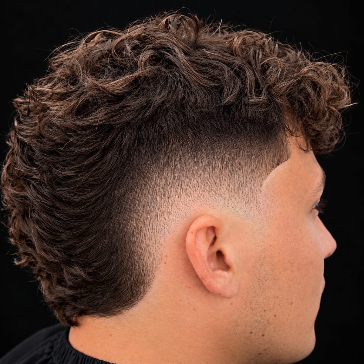 Bald Burst Fade | Scissors Cut