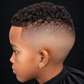 Kids Bald Fade | Curly Top