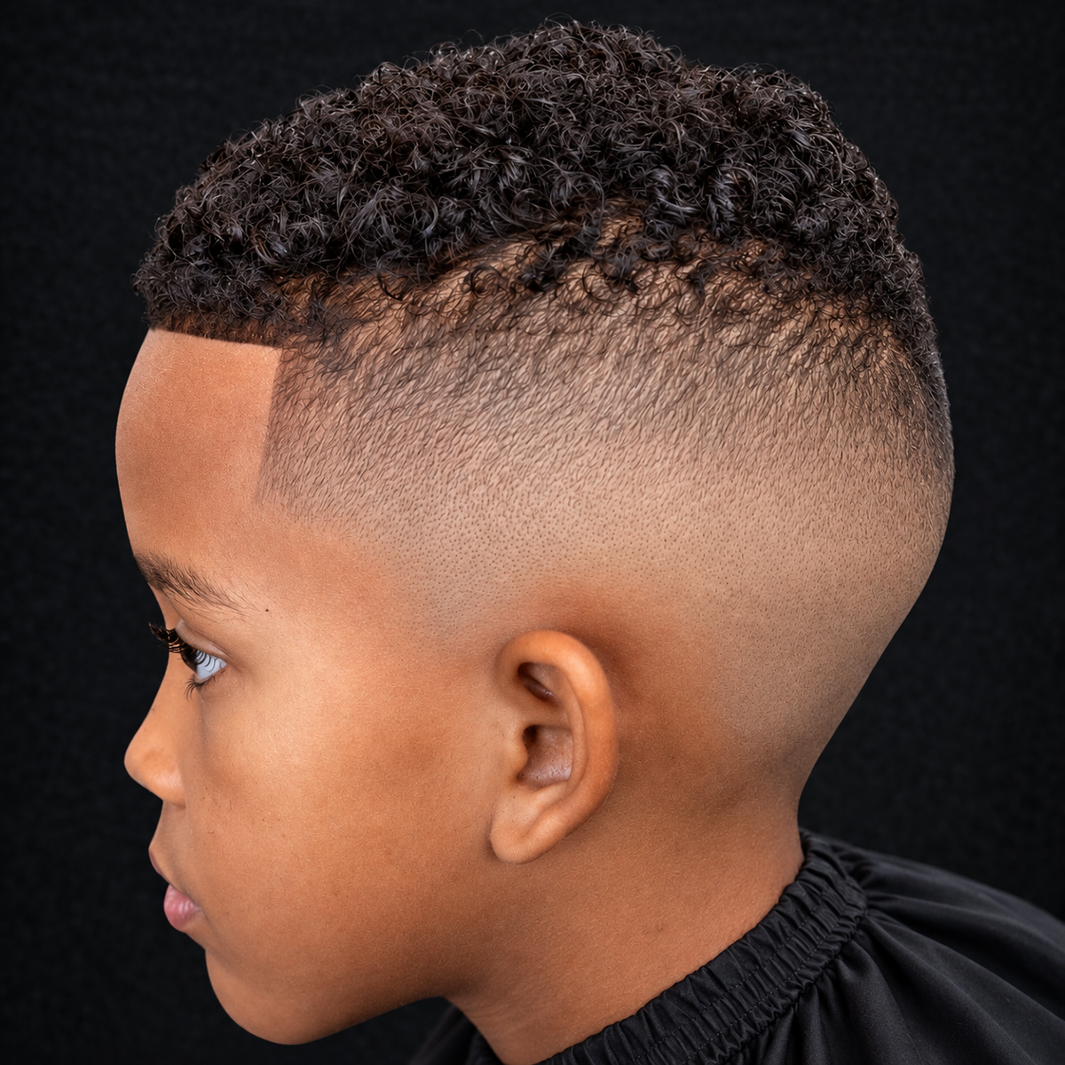 Kids Bald Fade | Curly Top